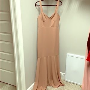 Blush Sweetheart mermaid dress